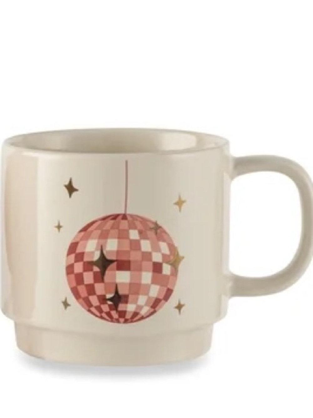 Pink Disco Ball Mug (15 oz)